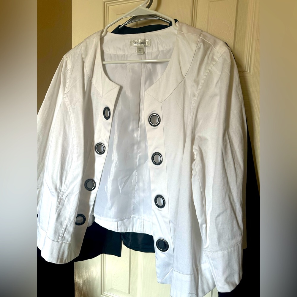 White Jacket Dress Barn